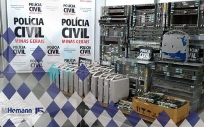 Proprietário de provedor de Internet é preso em Minas durante investigação de esquema de receptação ilegal