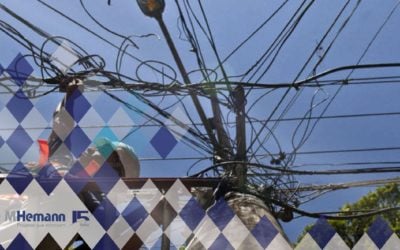 Cabos clandestinos serão removidos de postes da Eletropaulo