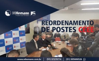 Reordenamento de Postes da CEEE inicia Projeto Piloto em setembro no Rio Grande do Sul