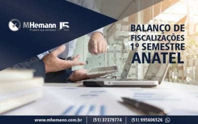 Anatel divulga números de Fiscalizações do 1º Semestre de 2018 | Balanço apontou 2.796 ações da agência em todo o país