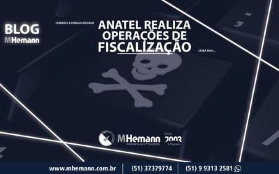 Rede de supermercados e comércio eletrônico recebe ação de orientação da Anatel. Em outra ação de fiscalização, produtos irregulares são lacrados.