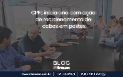 CPFL inicia o ano com plano de reordenamento de cabos em postes. Confira