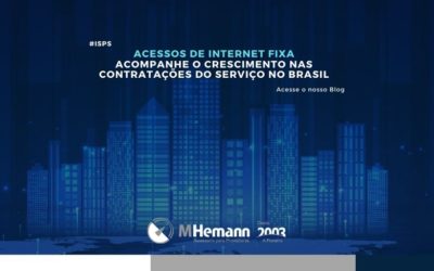 Acessos de Internet Fixa no Brasil chegam aos 34 milhões de assinantes. Confira analise de dados do mercado em nosso blog.