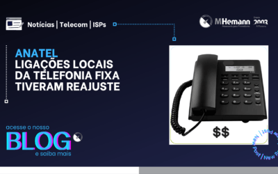 ANATEL. Reajuste das Ligações locais da telefonia fixa